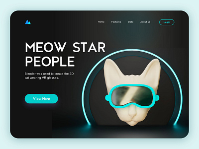 MEOW STAR PEOPLE 2 3d app branding design icon logo ui ux