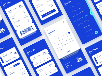 Air Tickets app design icon illustration ui ux