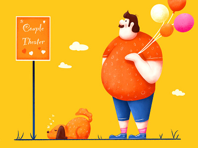 Fat Man 1 design illustration illustrator
