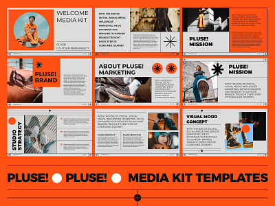 PLUSE! Media Kit Templates