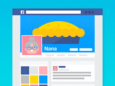 Nana's FB facebook grandma pie
