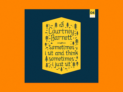 10x2015 / 04. Courtney Barnett -  Sometimes I Sit...