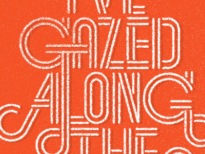 To Wander lettering typography wander