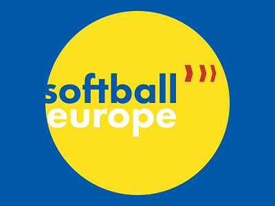 Logo for Softball Europe brand brand europe logo logodesign softball