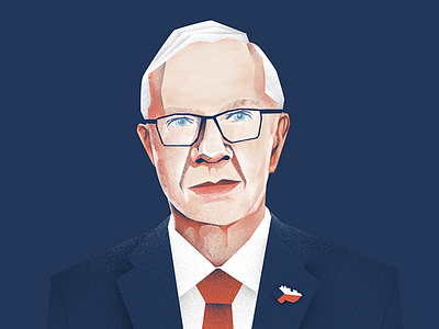 Portrait of Czech president candidate Mr. Jiri Drahos