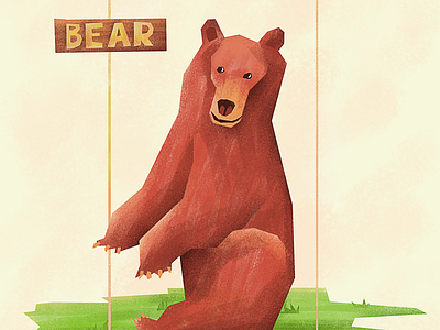 Bear bear bear illustration kids art