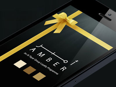 Amber - iPhone App app black branding design editing identity illustration manipulation mobile