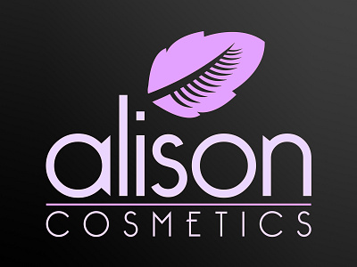 Alison Cosmetics cosmetics design eye catching illustration leaf logo logocore nature