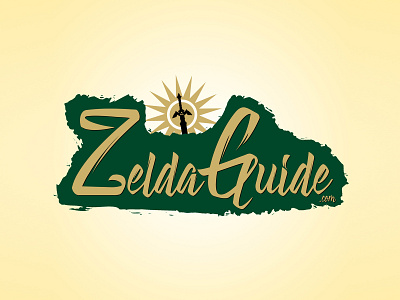 Zelda Guide design eye catching guide illustration logo logocore zelda