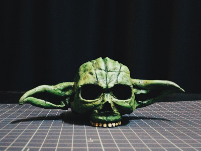 Yoda Skull anatomy craft dead skull starwars yoda