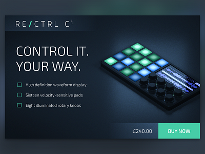 RE/CTRL - Product Mockup