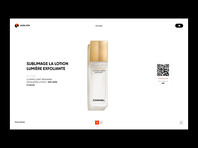 Aura xox animation body brand colors cream design designs ecommerce face fashion lotion minimal nose skin skincare spray transition ui ux web