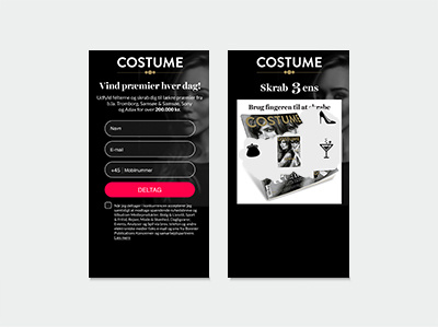 Mobil game black costume design game luxury mobile sport ui