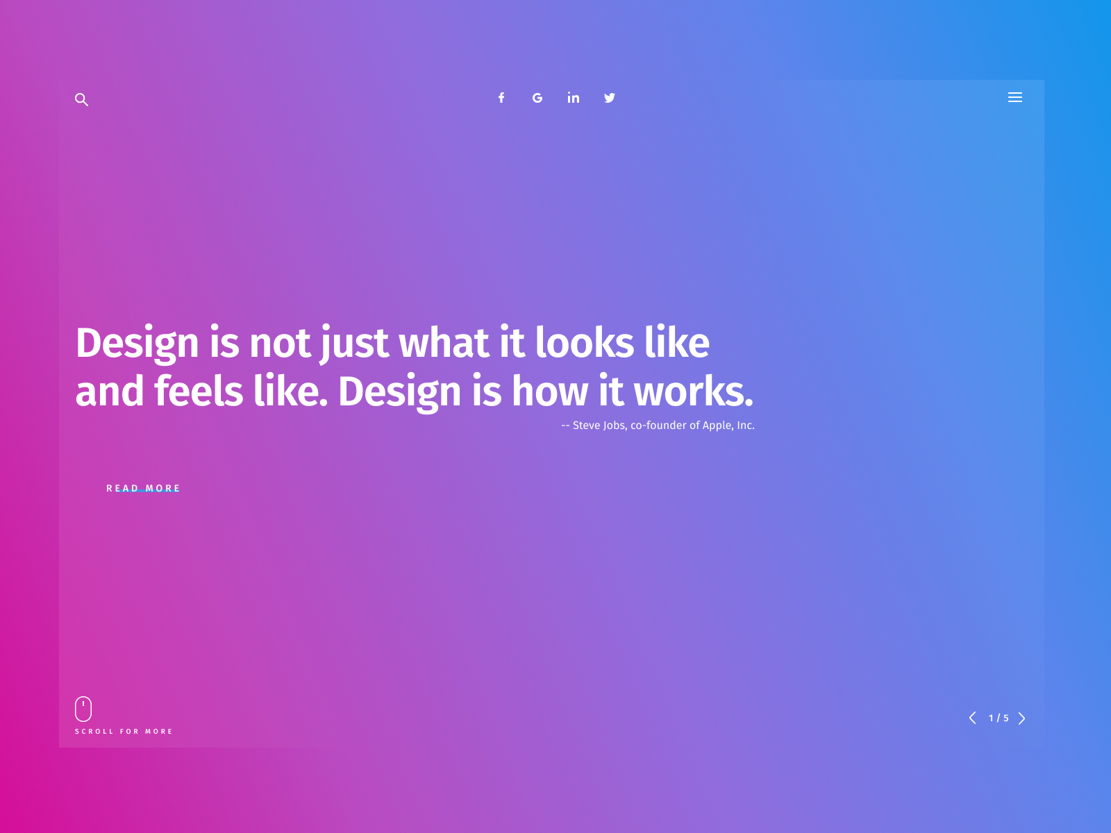 Header Design by Bogdan Moraru on Dribbble