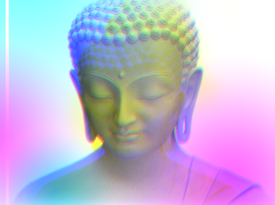 Channels 6b buddha channels experimentation gradient photoshop