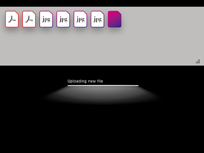 Day 031 File Upload Icons + Loading Bar #dailyui