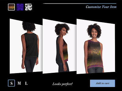 Day 033 Customise Product #dailyui customisation customized dailyui ecommerce tshirt design ui design