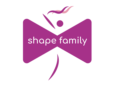 Shape Family bodywork ilovepink logodesign pinklogo saintpetersburg shapefamily stretchingstudio yogaforladies