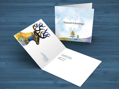Festive cards - Merry Christmas festivalcards festivecards illustration design illustrations reindeer watercolor