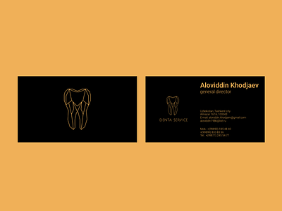 Denta Service businesscard corporateidentity dental dental care dentalclinic dentaservice logo logodesign namecards