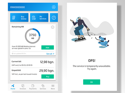 MyTelenor App - Redesign