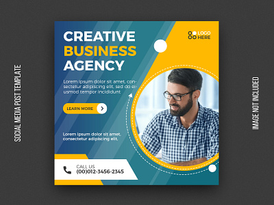 Social media banner abstract agency banner brochure business business flyer corporate cover design flyer instagram instagram banner instagram post post psd tempalte web banner