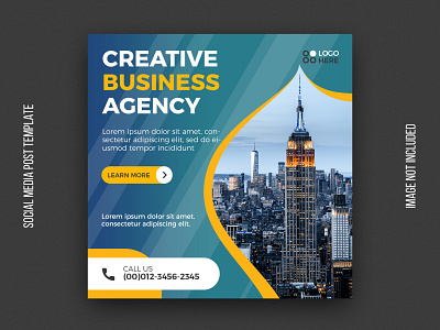 social media post template abstract agency banner brochure business business banner corporate cover design flyer freepik instagram logo post psd real estate social media social media banner social media post tempalte