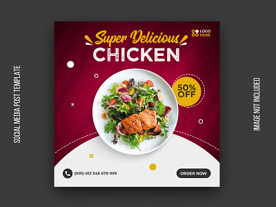 Fast food social media instagram post template abstract banner burger chicken delicious fast food food food and drink food banner food menu healthy instagram post logo meal pizza post restaurant