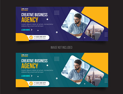 Agency modern facebook cover template abstract agency banner business corporate cover design email email banner facebook cover flyer instagram psd social media banner tempalte web banner