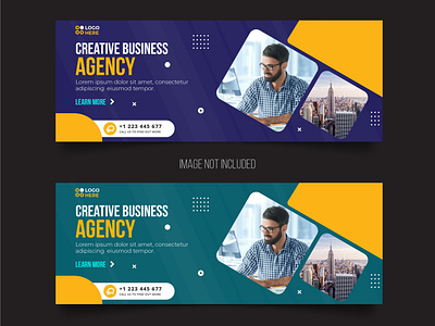 Agency modern facebook cover template