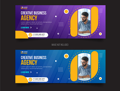 Agency modern cover template abstract agency banner brochure business corporate design email banner facebook facebook cover instagram psd social media banner tempalte web banner website website design