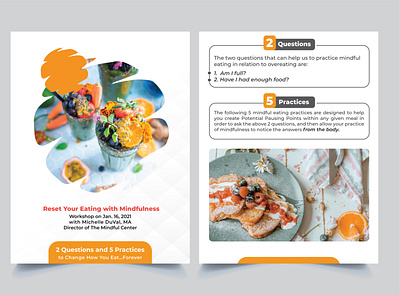 Reset Your Eating with Mindfulness flyer abstract agency banner brochure business corporate cover design email fiverr flyer freepik instagram post psd tempalte