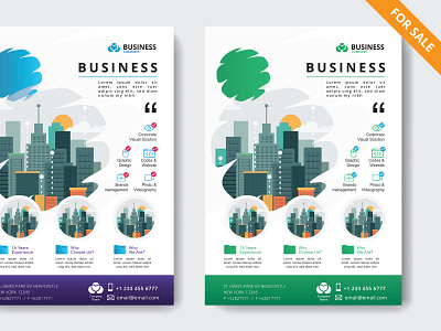 Corporate Business Flyer for sale a4 agency banner beauty branding brochure brochure mockup business company corporate creative design flat flyer print profesional profile real estate tempalte vector