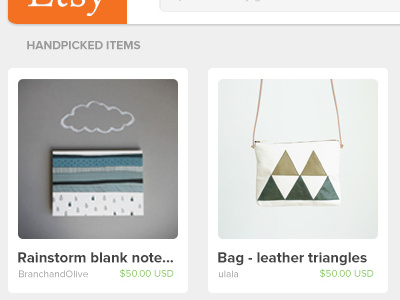 Etsy redesigned project - featured