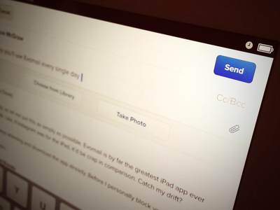 Evomail message compose app compose email evo evomail ios ipad mail message