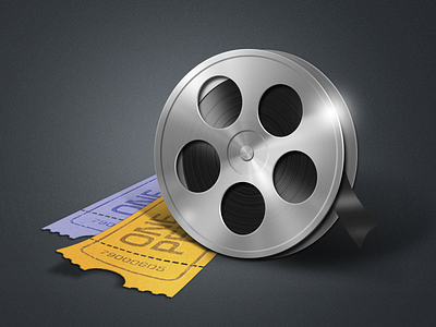 Retro film reel