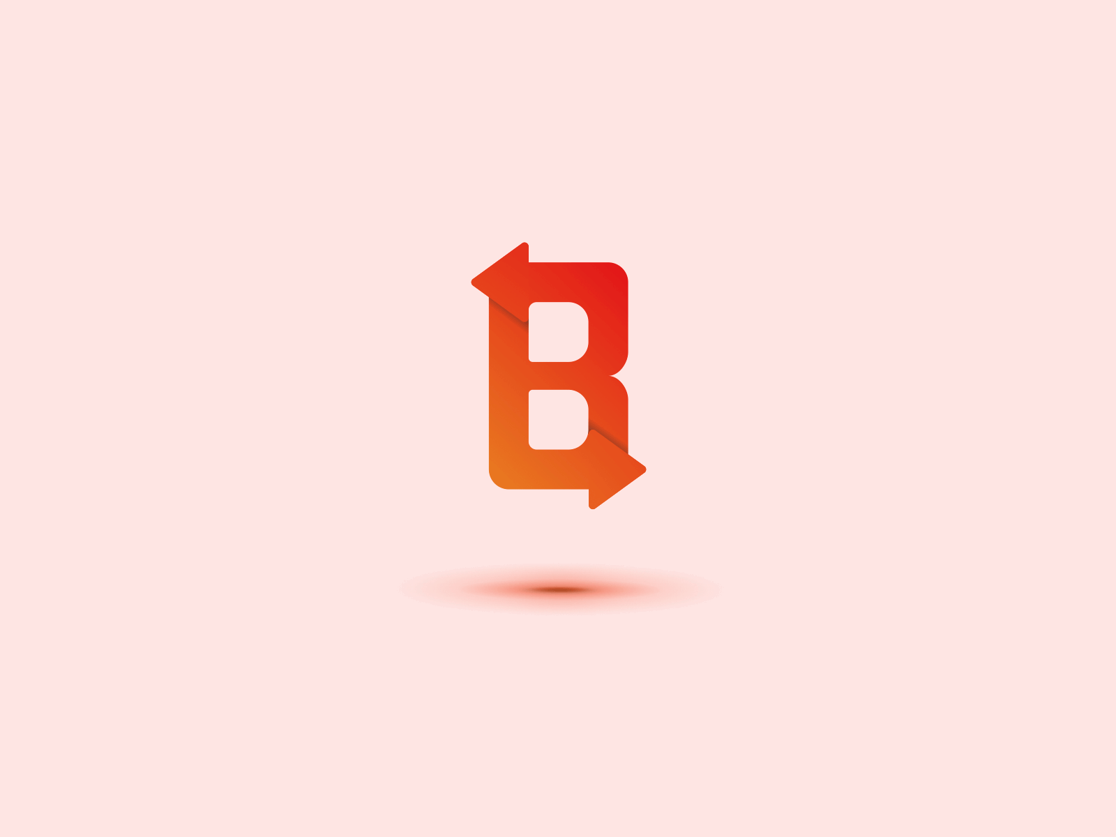 Logo design for Baio Comisiones animated gif animation arrow b logo branding design diseño graphic design icon imagotype logo typography vector