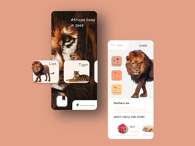 01lion illustration ui