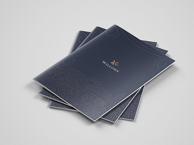 Willows - Catalogue Brochure branding and identity brochure design flyer illustration luxury minimal vector