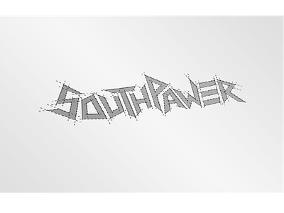 Southpawer typography logo type