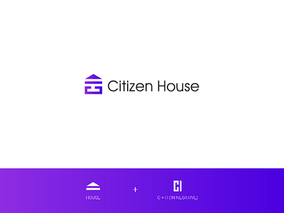 Citizen House logo graphic design design