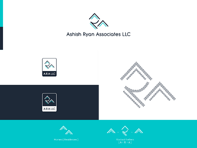 Ashish Ryan Associates LLC logo modern logo logofolio