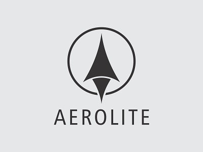 Aerolite Logo aerolite aerospace dailylogo dailylogochallenge day 1 design flat logo logo challenge logo concept minimal rocketship rocketship logo vector