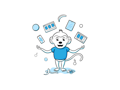 Mascot Illustration for PopStack Website - 2/3