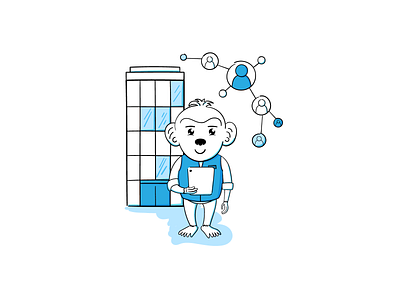 Mascot Illustration for PopStack Website - 3/3