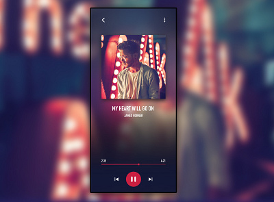 Day 009 - Music Player - Daily UI Design Challenge challenge mobile musicplayer uidesign ux