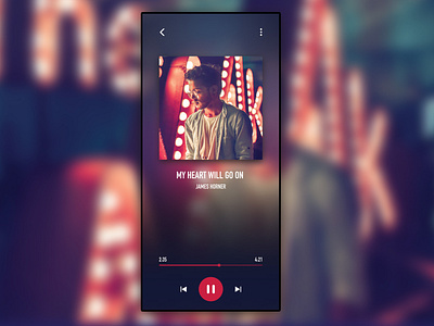 Day 009 - Music Player - Daily UI Design Challenge challenge mobile musicplayer uidesign ux