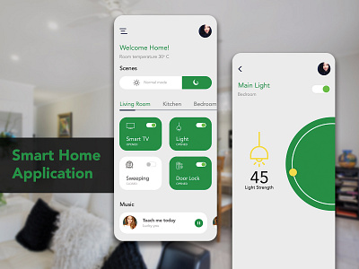 Day 021 Monitoring Dashboard - Daily UI Challenge challenge mobile smarthome uidesign ux