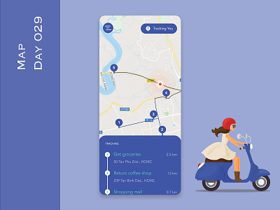 Day 029 - Map - Daily UI Design Challenge