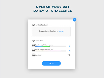 Day 031 - File Upload - Daily UI Design Challenge